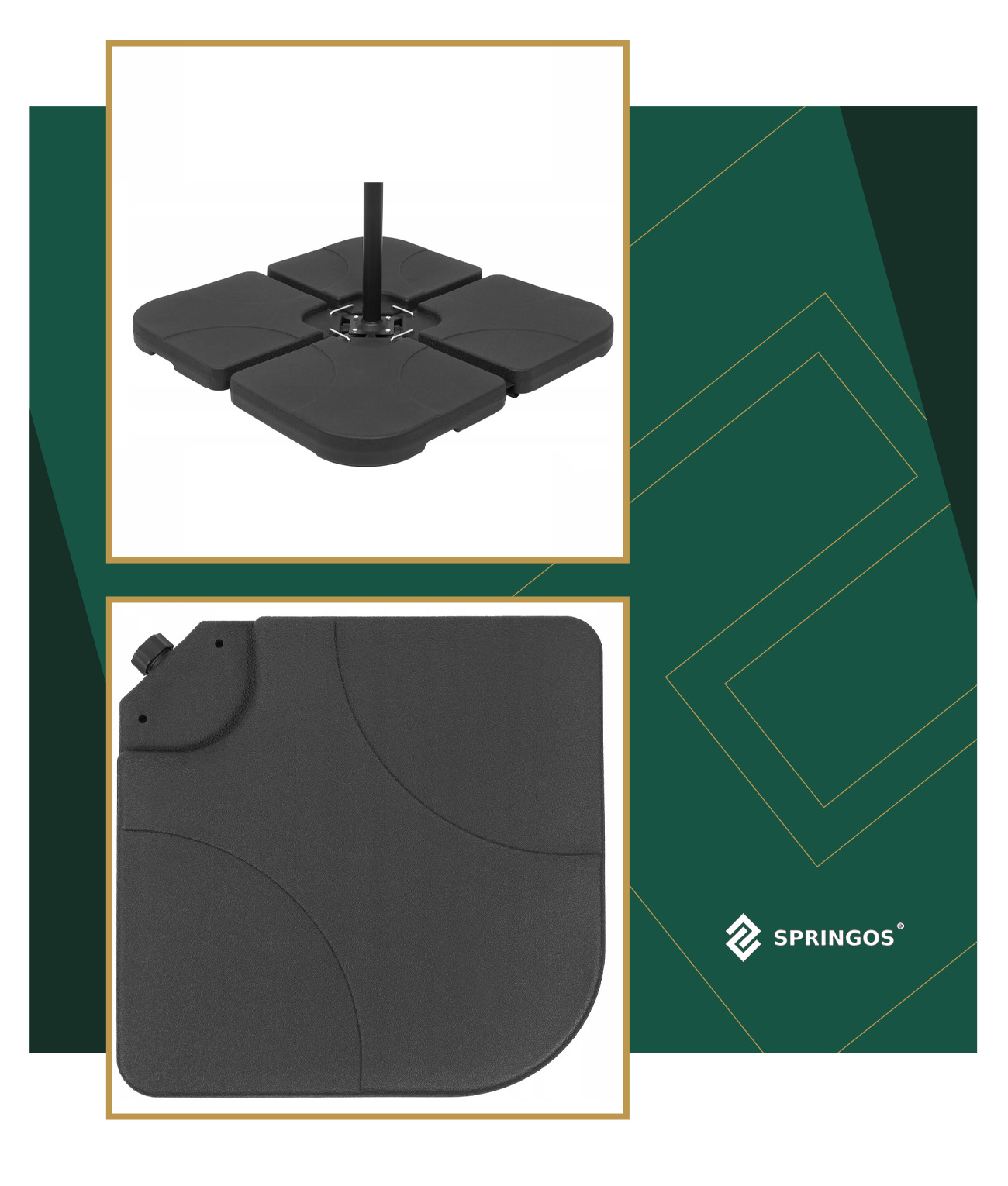 Umbrella base Springos GU0053 60L