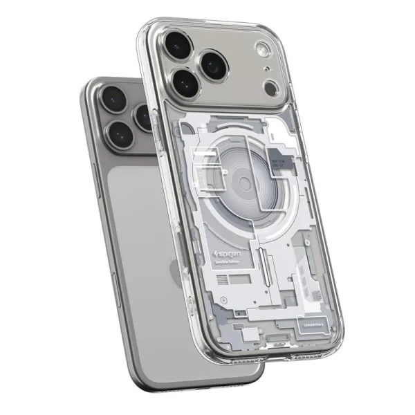 Spigen Ultra Hybrid Mag MagSafe - Case for iPhone 17 Pro Max (Zero One White)