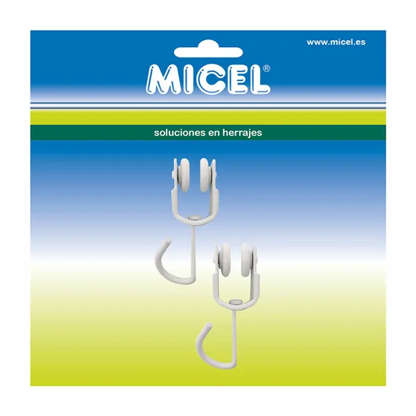 Curtain pulley Micel TLD18 Inside White 2 Units