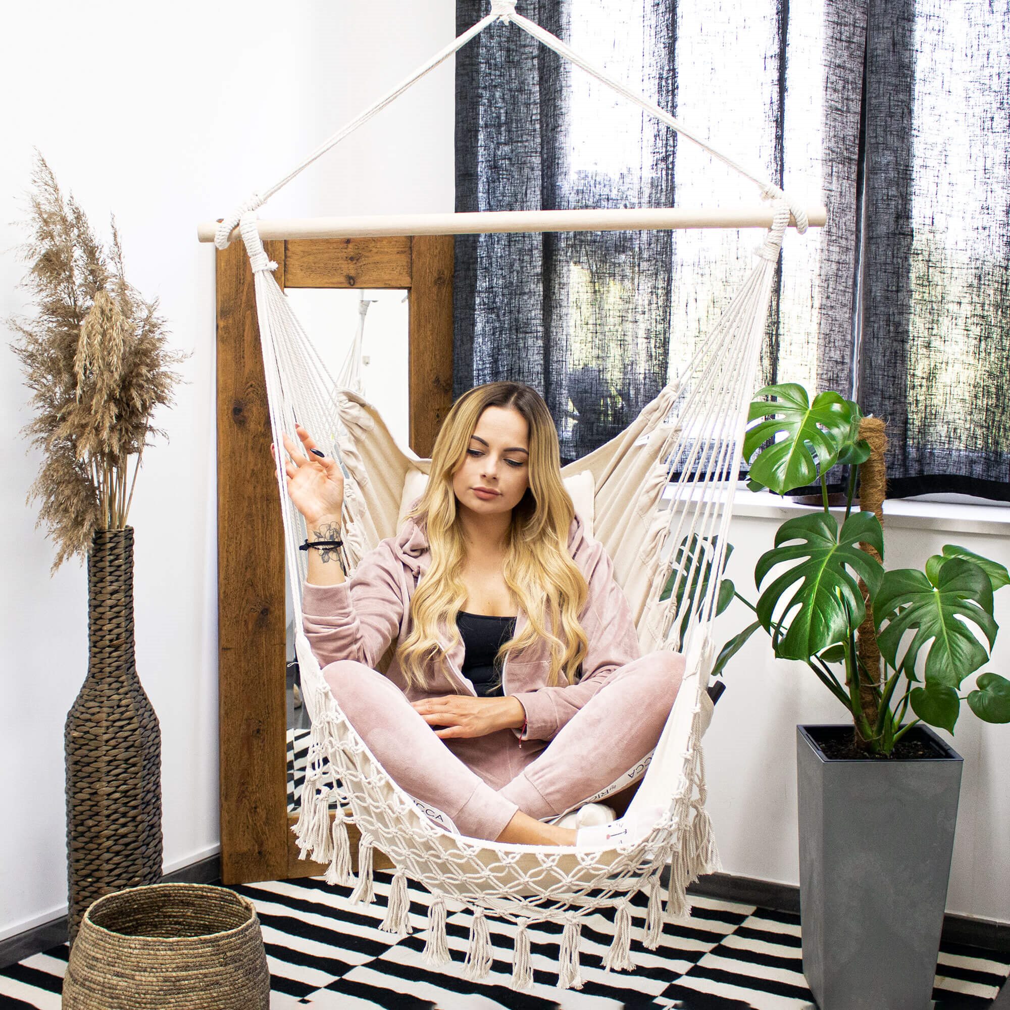 Brazīlijas šūpuļtīkls Springos HM040 krēms | Pirkt tiešsaistē — Megaluks