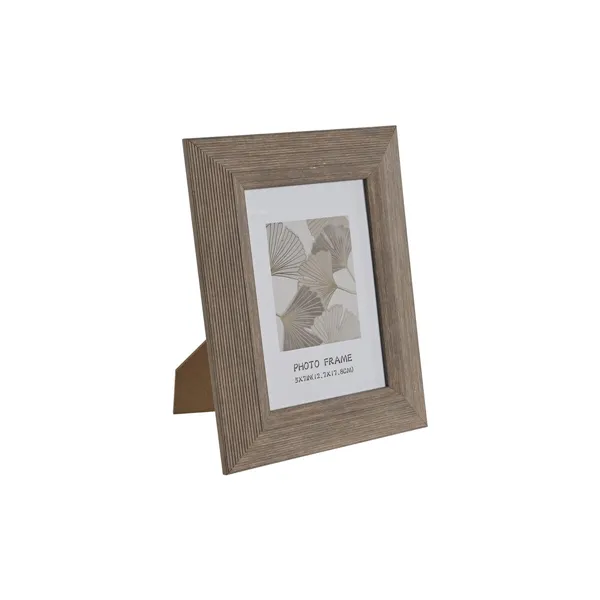 Photo frame Home ESPRIT Natural Crystal polystyrene 19 x 1,8 x 24 cm