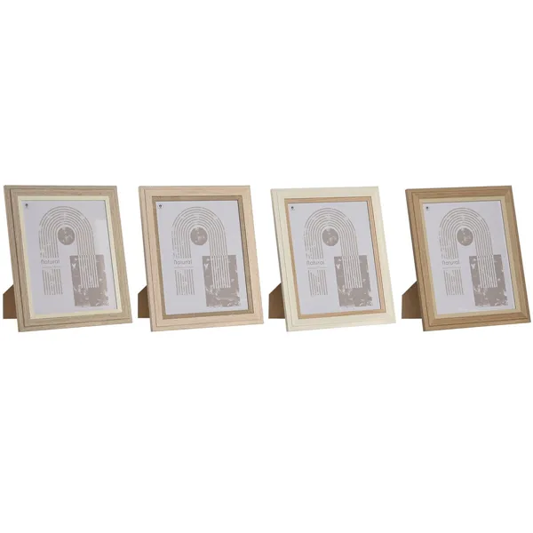 Photo frame Home ESPRIT Crystal MDF Wood Scandinavian 23 x 2,8 x 28 cm (4 Units)