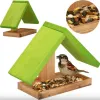 Bird feeder Springos KAR002 "S" green