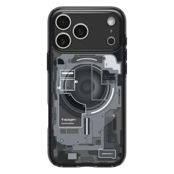 Spigen Ultra Hybrid Mag MagSafe - Case for iPhone 17 Pro Max (Zero One Black)