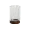 Glasses Home ESPRIT Brown Crystal Acacia 7,5 x 7,5 x 11,5 cm