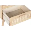 Nightstand Home ESPRIT Wood Metal Rattan 40 x 30 x 48 cm