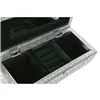 Jewelry box Home ESPRIT Green Silver Wood Aluminium 22,5 x 10 x 6,5 cm