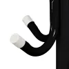 Metal Clothes Rack Springos HA2000, 177 cm, Black Stand | Buy online — Megaluks