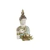 Decorative Figure Home ESPRIT Turquoise Golden Buddha Oriental 12 x 12 x 22 cm