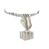 Decorative Figure Home ESPRIT White Golden Silver Men 49 x 16 x 33 cm