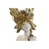 Decorative Figure Home ESPRIT White Golden 23 x 13 x 33 cm