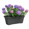 Plant pot Artevasi Anthracite 24,3 x 22 cm Plastic Rectangular