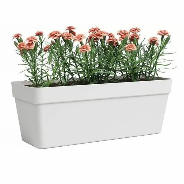 Plant pot Artevasi White 57,9 x 24,3 x 22 cm