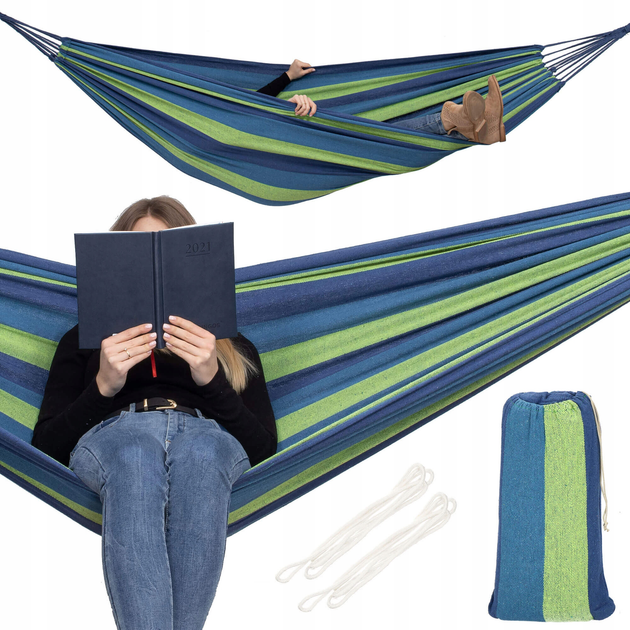 Hanging Hammock XXL Springos HM033, 200 x 150 cm