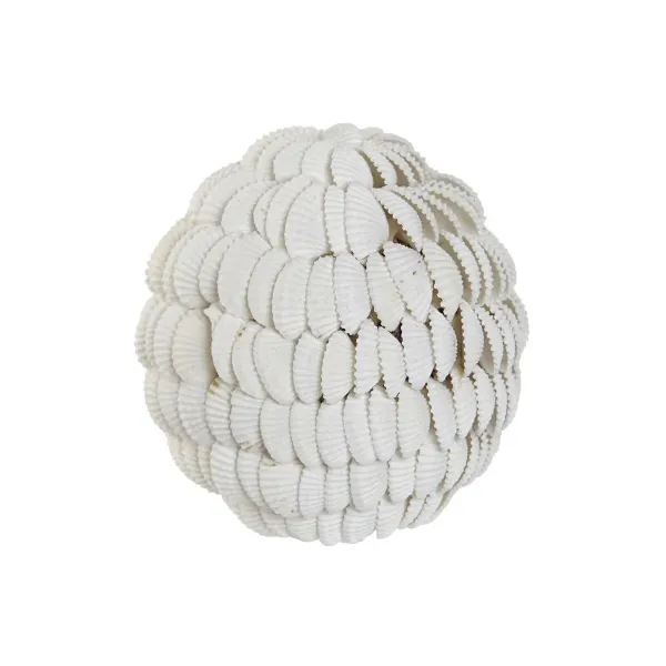 Decorative bauble Home ESPRIT White 9 x 9 x 9 cm