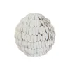 Decorative bauble Home ESPRIT White 9 x 9 x 9 cm