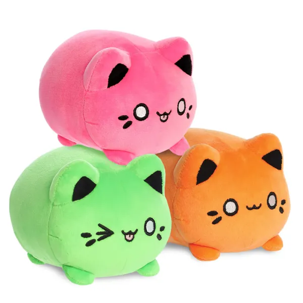 Tasty Peach - Plush Mascot 9 cm Kinetic Orange Meowchi