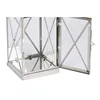 Lantern Home ESPRIT Silver Crystal Steel Chromed 22 x 20 x 50 cm (4 Pieces)