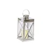 Lantern Home ESPRIT Silver Crystal Steel Chromed 22 x 20 x 50 cm (4 Pieces)