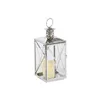 Lantern Home ESPRIT Silver Crystal Steel Chromed 16 x 15 x 32 cm (2 Pieces)