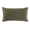 Cushion Home ESPRIT Green Flowers Boho 50 x 5 x 30 cm