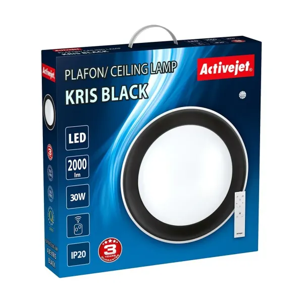 Ceiling Light Activejet AJE-KRIS White Black Soft green 80 30 W (6500 K)