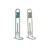 Toilet Roll Holder Home ESPRIT White Turquoise Metal 30 x 16 x 78,5 cm (2 Units)