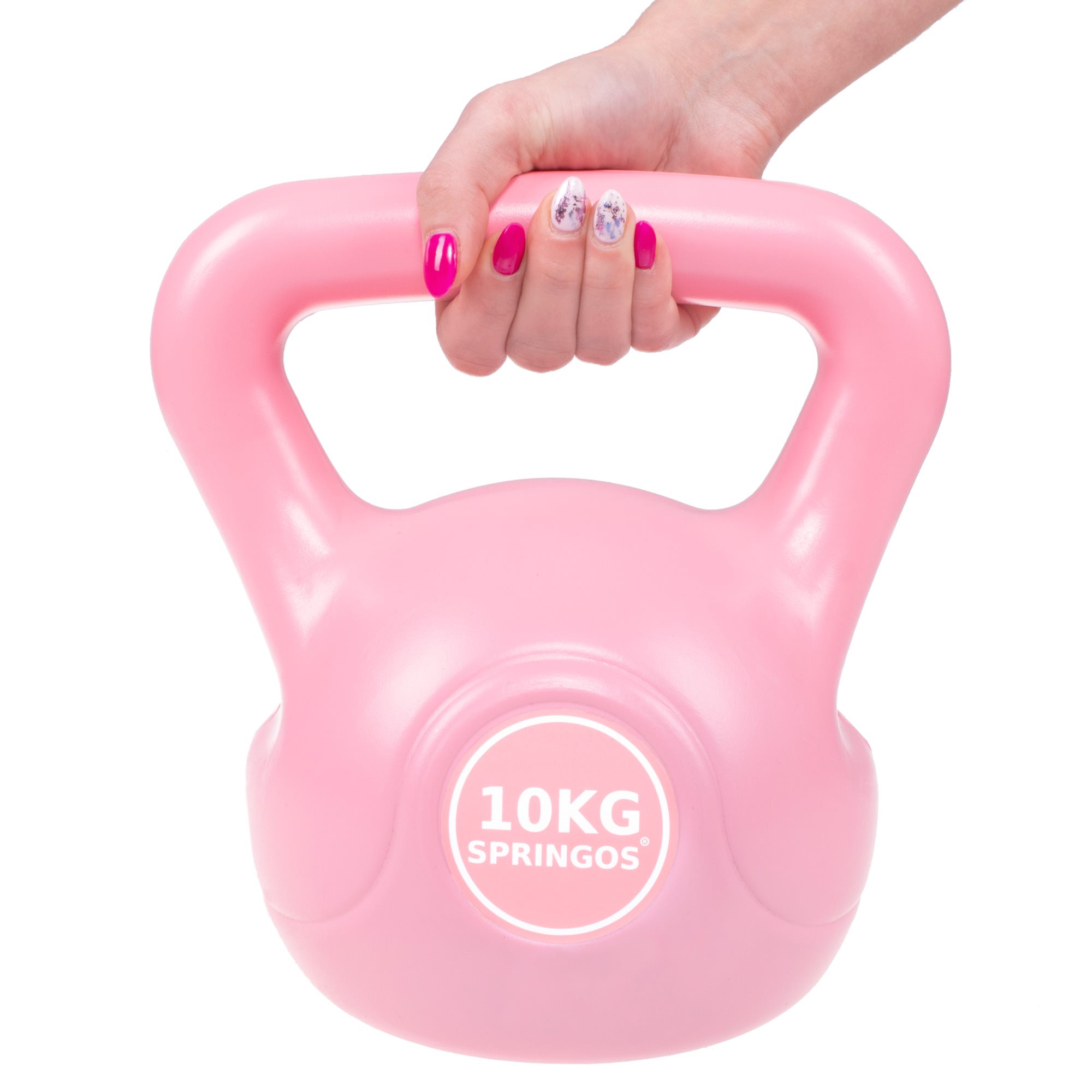 Hantele ABS Springos FA1061, rozā 10kg | Pirkt tiešsaistē — Megaluks