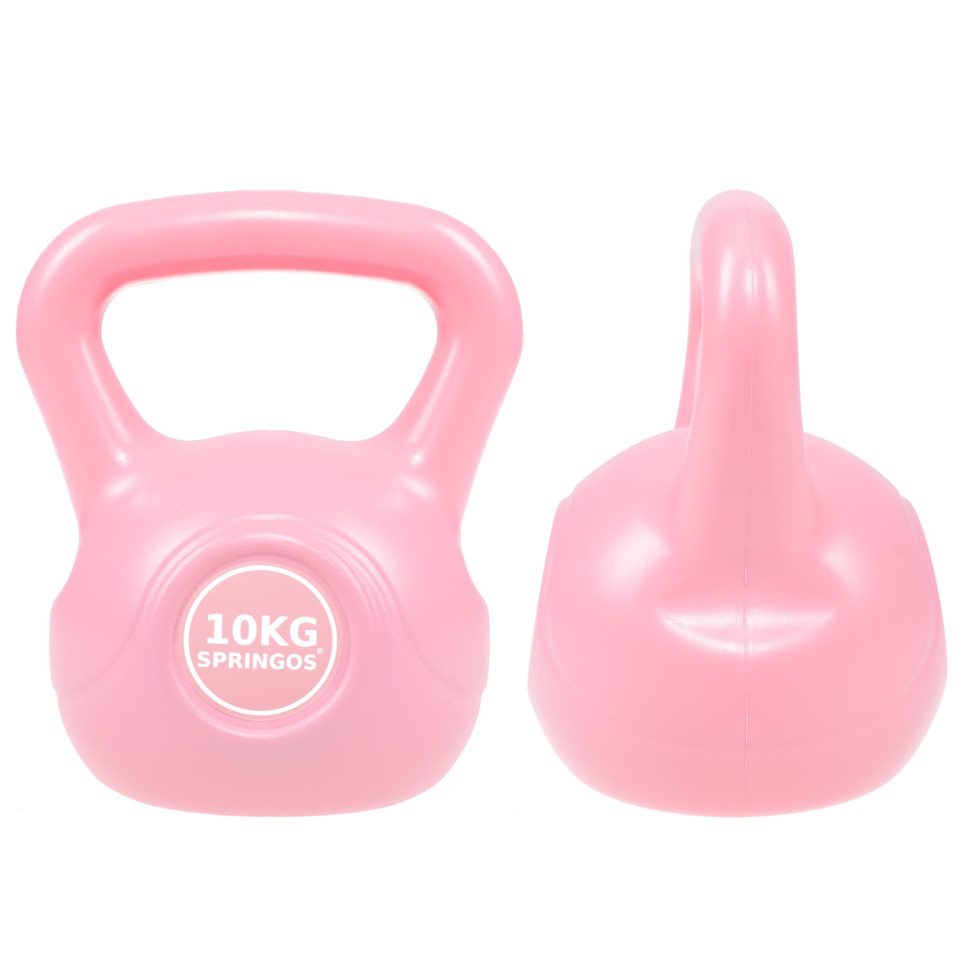 Dumbbell ABS Springos FA1061, pink 10kg