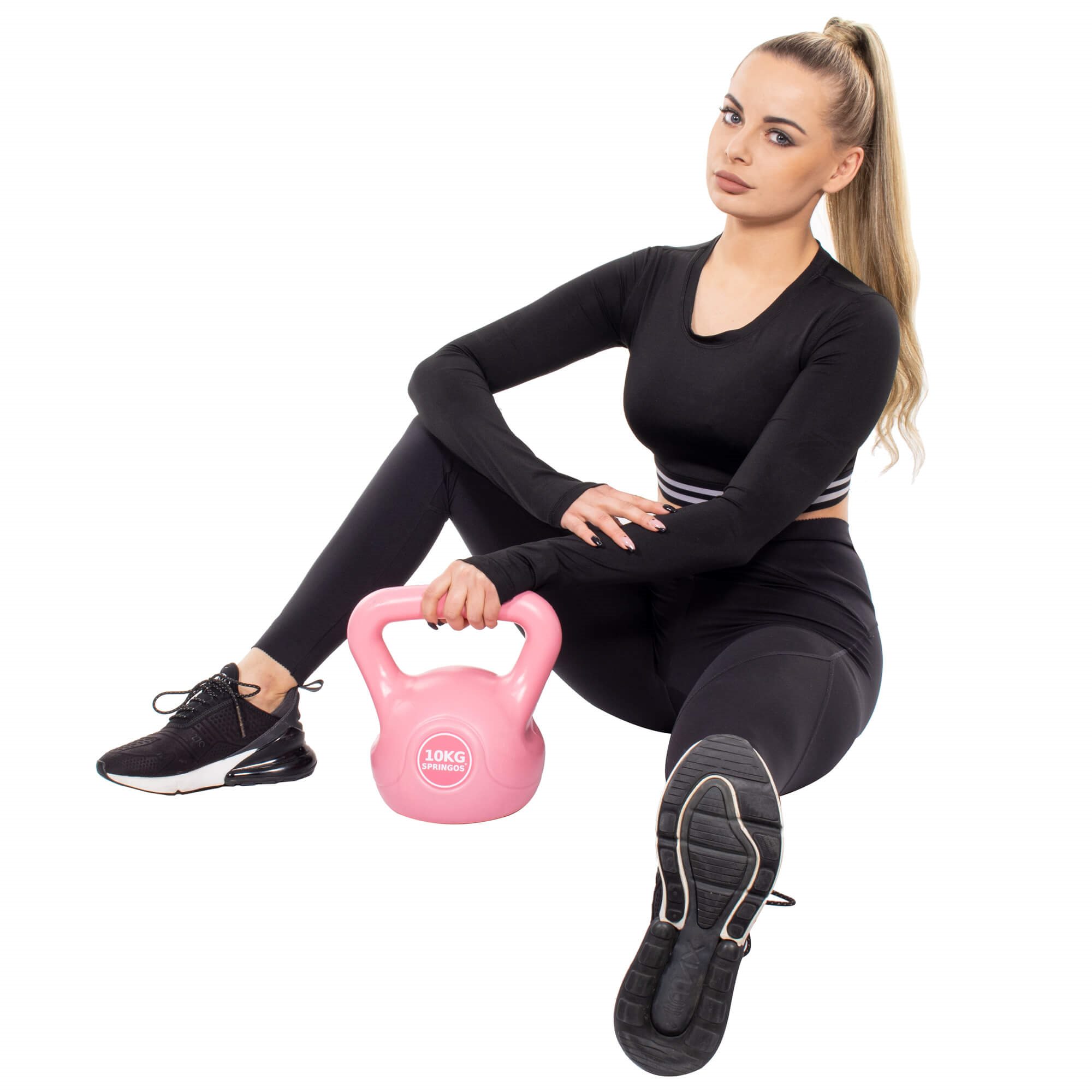 Hantele ABS Springos FA1061, rozā 10kg | Pirkt tiešsaistē — Megaluks