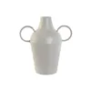 Vase Home ESPRIT White Metal 33,5 x 20 x 36 cm