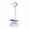 LED lamp with Speaker and Wireless Charger Grundig White 15 W 76 Lm Ø 12 x 34 cm Plastic 3-in-1