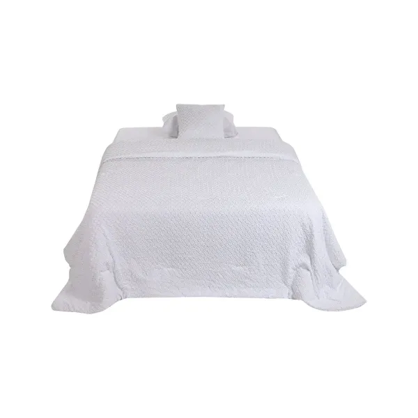 Bedspread (quilt) Home ESPRIT White 180 x 260 cm