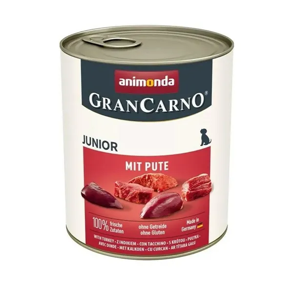 Wet food Animonda Grancarno Junior Turkey Turkey 800 g