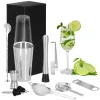 Bartender Set Boston Shaker Springos KI0009 11 pcs. Silver