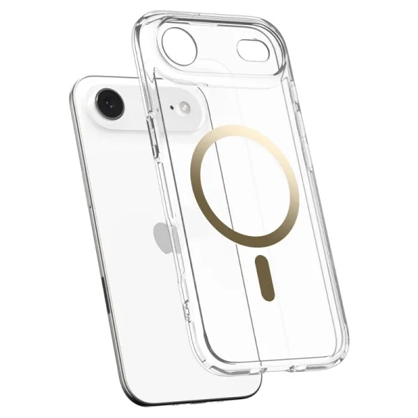 Spigen Ultra Hybrid Mag MagSafe - Case for iPhone Air (Clear/Gold)