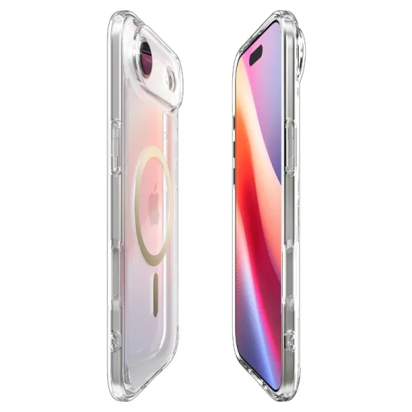 Spigen Ultra Hybrid Mag MagSafe - Case for iPhone Air (Clear/Gold)