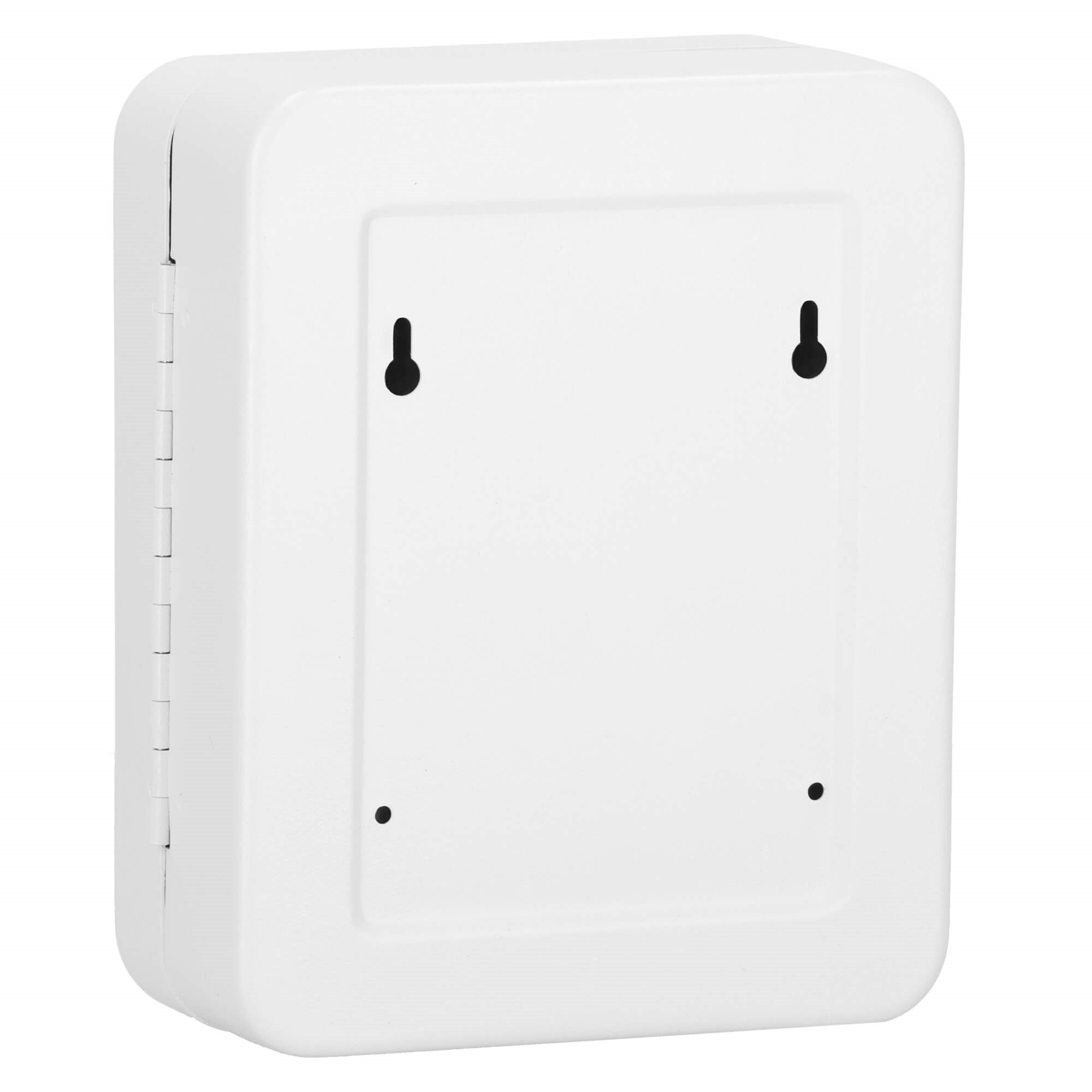 Key box with tags, metal safe Springos HA5028, white case