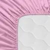 Fitted sheet HappyFriday BASIC KIDS Pink 70 x 140 x 14 cm