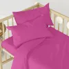 Fitted sheet HappyFriday BASIC KIDS Fuchsia 70 x 140 x 14 cm