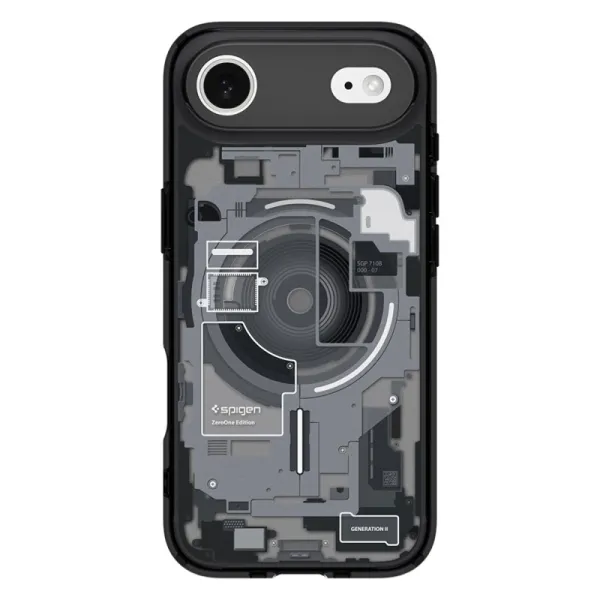 Spigen Ultra Hybrid Mag MagSafe - Case for iPhone Air (Zero One Black)