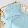 Fitted sheet HappyFriday BASIC KIDS Blue 70 x 140 x 14 cm