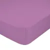 Fitted sheet HappyFriday BASIC KIDS Lilac 60 x 120 x 14 cm