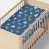 Fitted sheet HappyFriday LE PETIT PRINCE Multicolour Dark blue 60 x 120 x 14 cm Little Plane