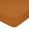 Fitted sheet HappyFriday BASIC Terracotta 90 x 200 x 32 cm