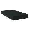 Fitted sheet HappyFriday BASIC Black 200 x 200 x 32 cm