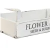 Storage boxes Home ESPRIT White Fir wood 39 x 19 x 12 cm 3 Pieces