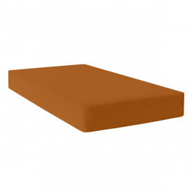 Fitted sheet HappyFriday BASIC Terracotta 200 x 200 x 32 cm