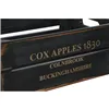 Storage boxes Home ESPRIT Cox Apples 1830 Black Fir wood 40 x 30 x 15 cm 3 Pieces