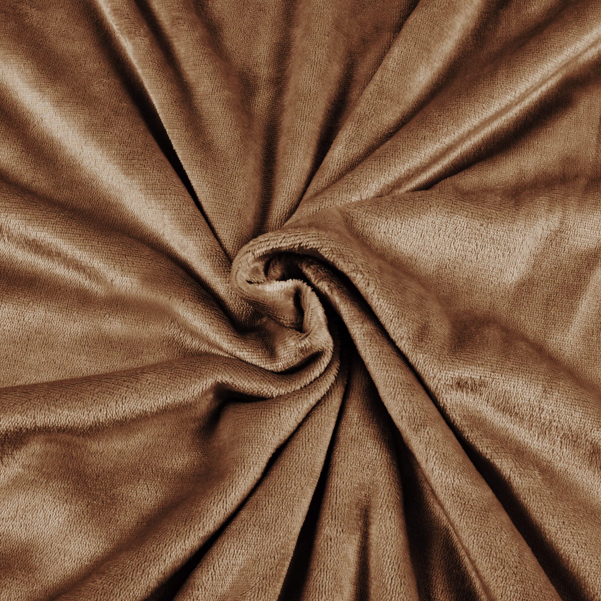 Bedspread Springos HA7070, reversible blanket 220x240 cm, sofa throw, brown